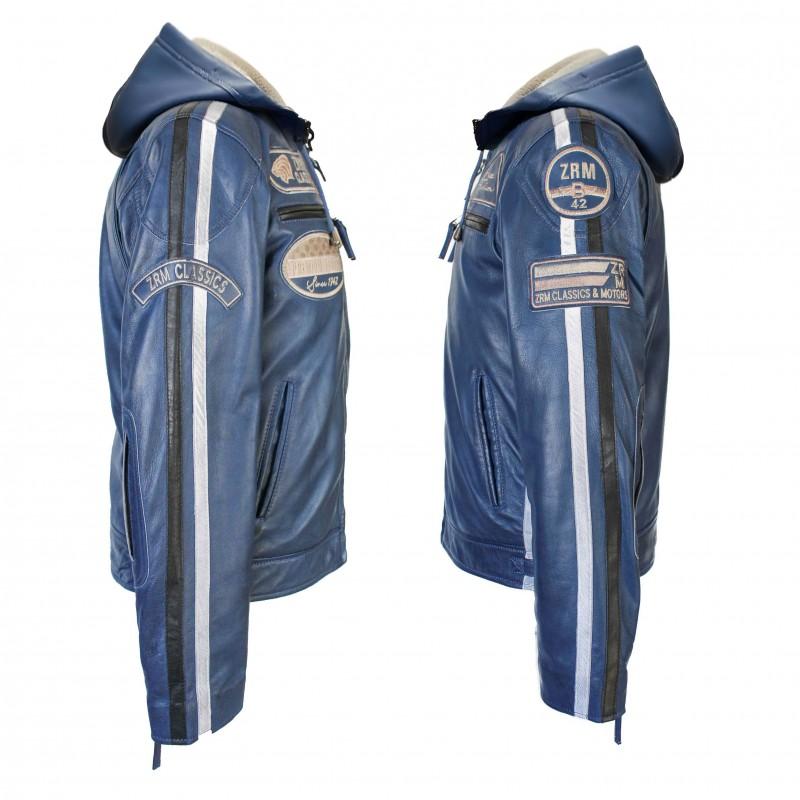 Zerimar Shoes Chaqueta Con Capucha De Piel Con Parches BOLLWO