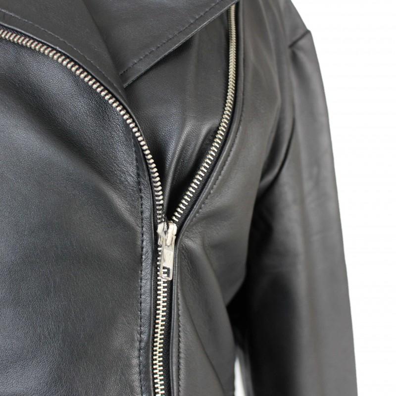 Zerimar Shoes Chaqueta Corta Heavy De Piel Modelo KNIVEY