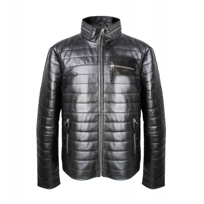 zerimar shoes Chaqueta de cuero con cremallera modelo FORMI