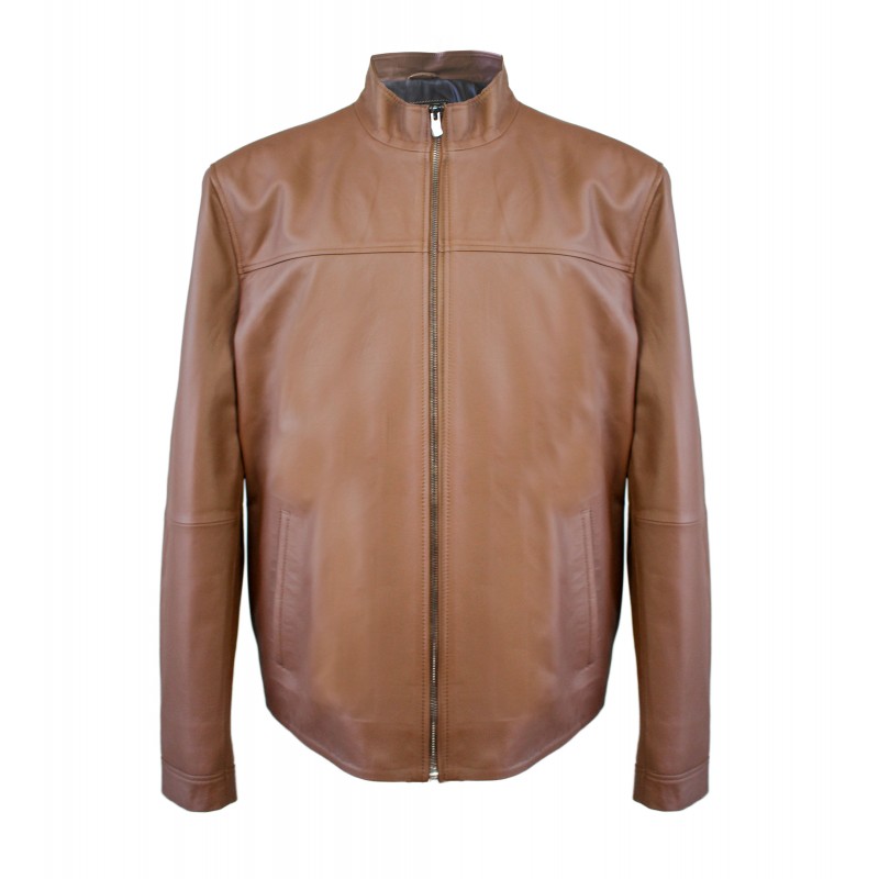 zerimar shoes Chaqueta de cuero con cremallera modelo PANPET