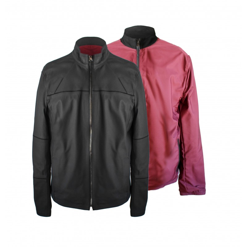 Zerimar Shoes Chaqueta De Cuero Reveresible Bicolor BLAGRAN