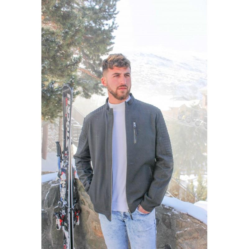 Zerimar Shoes Chaqueta De Cuero Reversible Bicolor BLUEGREEN