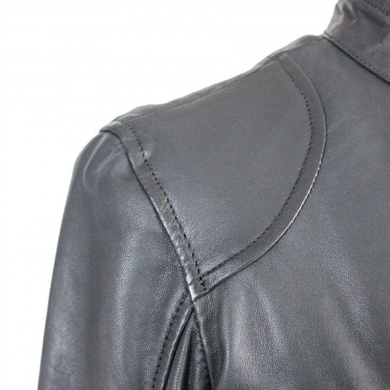 Zerimar Shoes Chaqueta De Piel Con Cremallera GERMAN