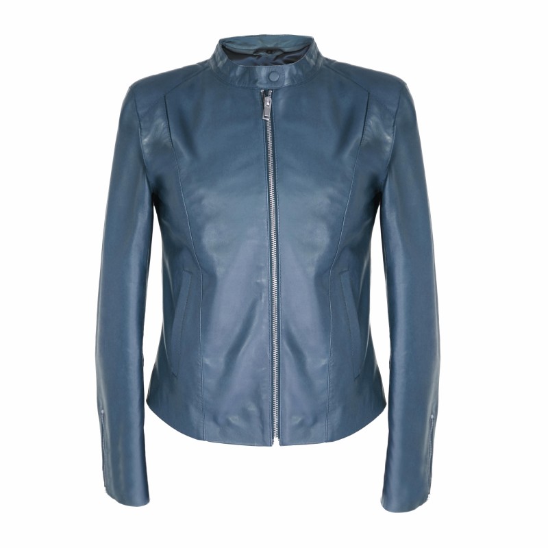 zerimar shoes Chaqueta de piel con cremallera modelo CANAZEI zerimar shoes Chaqueta de piel con cremallera modelo CANAZEI