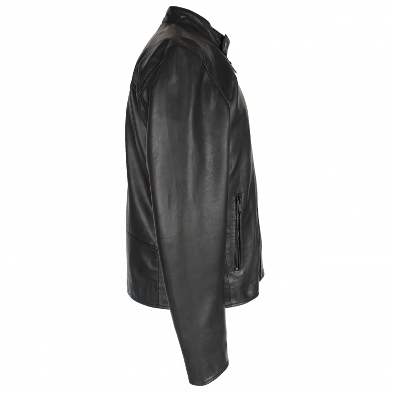 Zerimar Shoes Chaqueta De Piel Con Cremallera NAULE