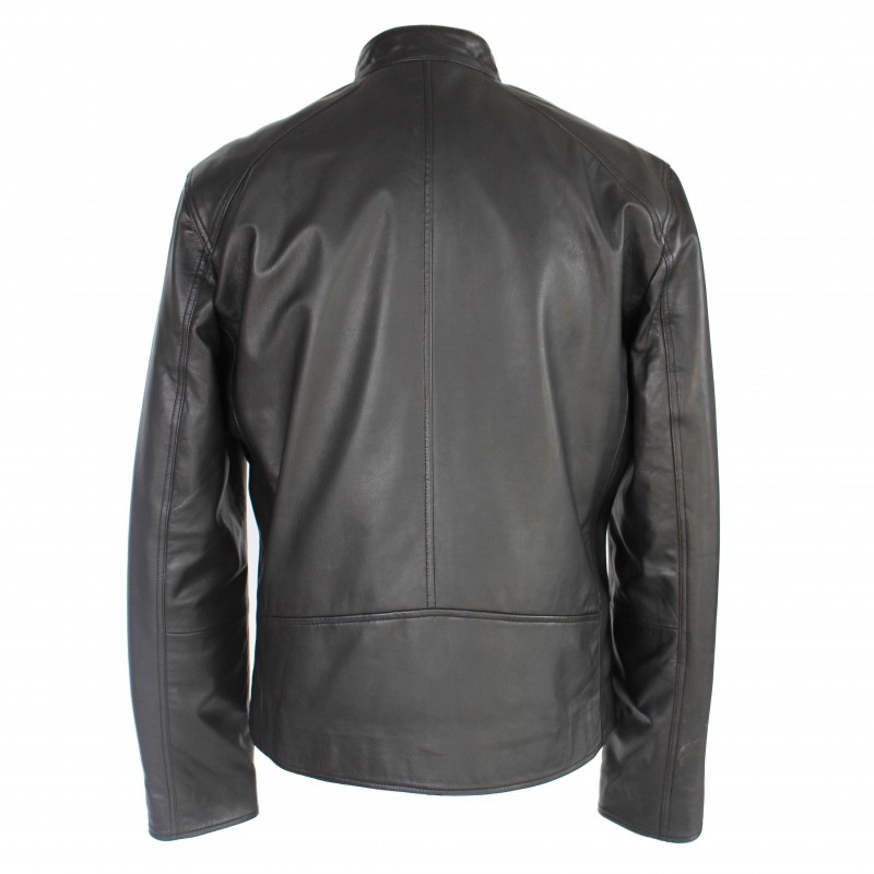 Zerimar Shoes Chaqueta De Piel Con Cremallera NAULE