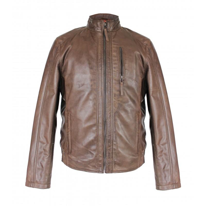 zerimar shoes Chaqueta de piel con cremallera ROCHA