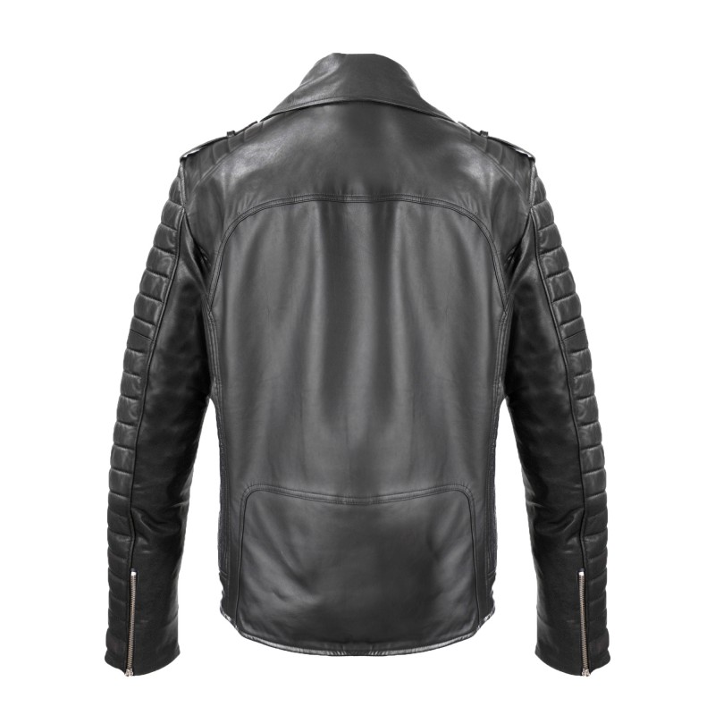 Zerimar Shoes Chaqueta Heavy De Cuero Con Cremallera CAPSULA