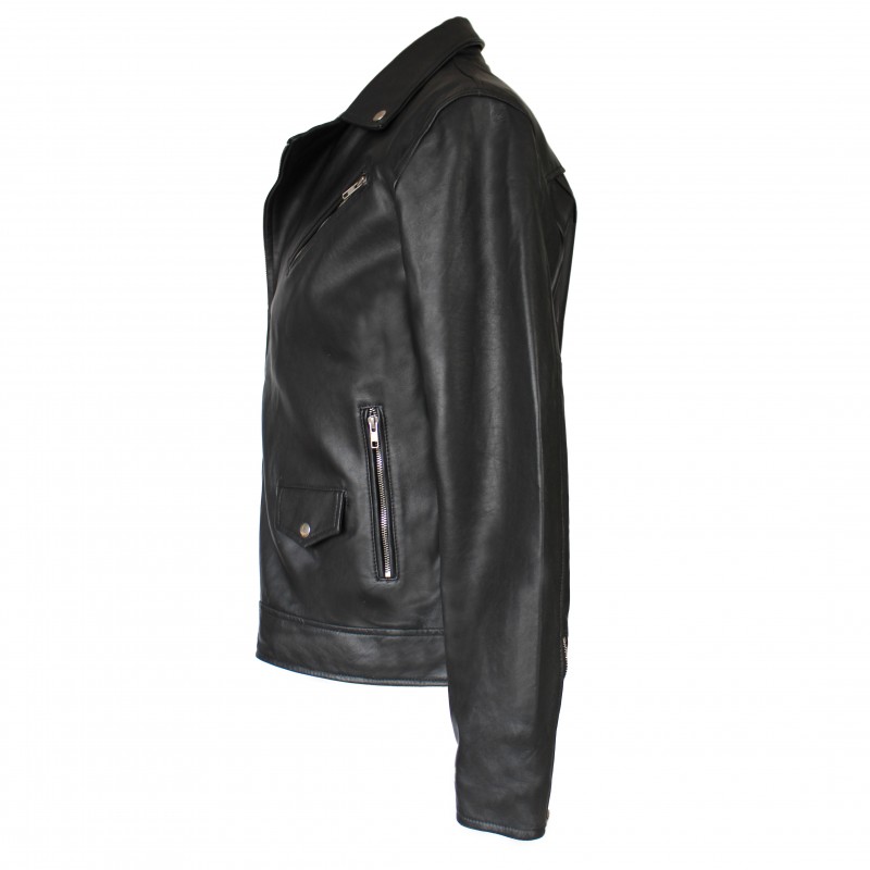 Zerimar Shoes Chaqueta Heavy De Piel Con Cremallera TAUMO