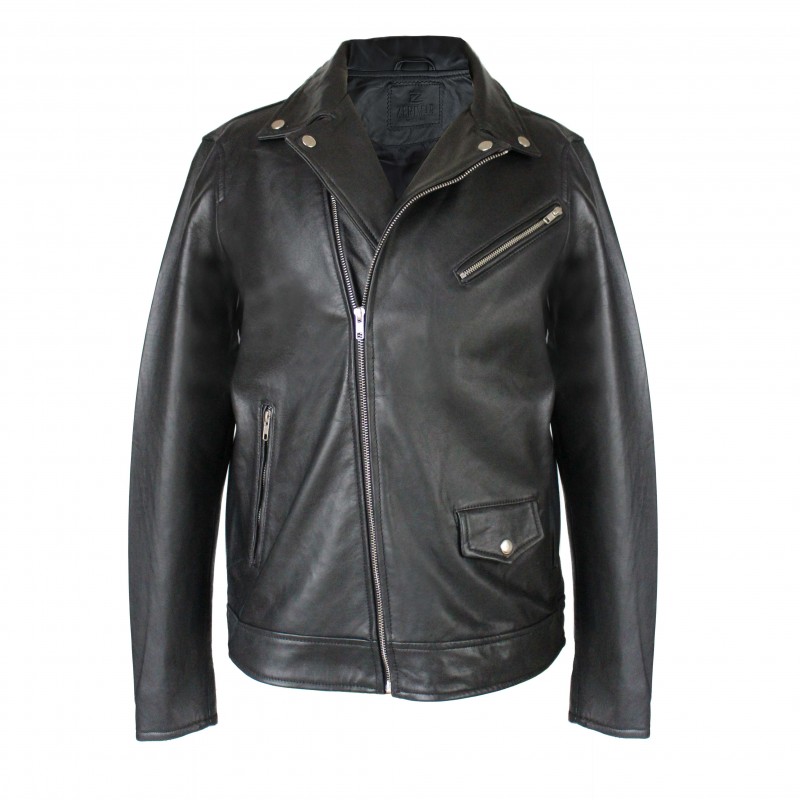 zerimar shoes Chaqueta heavy de piel con cremallera TAUMO