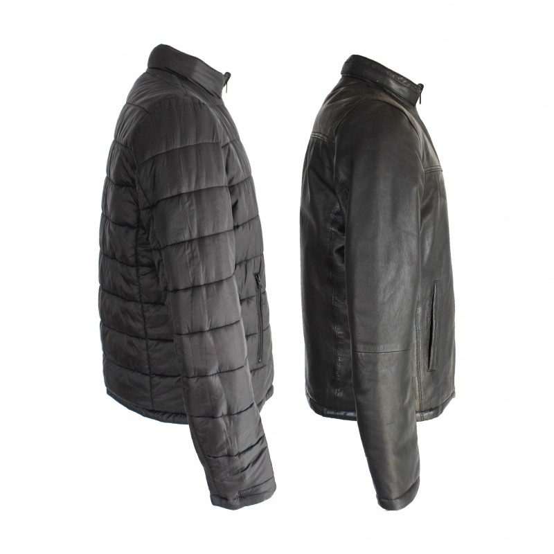 zerimar Shoes Chaqueta Reversible Con Cremallera Modelo MAZZO