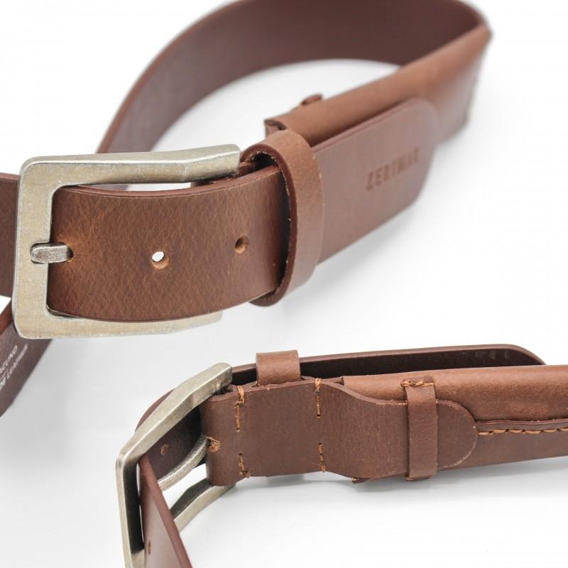 Zerimar Shoes Cinturón De Piel Con Bolsillo Interno Modelo PAMAJA