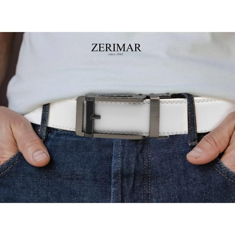 Zerimar Shoes Cinturón De Piel Con Hebilla Automatica De 3 Cm Modelo GOZAG