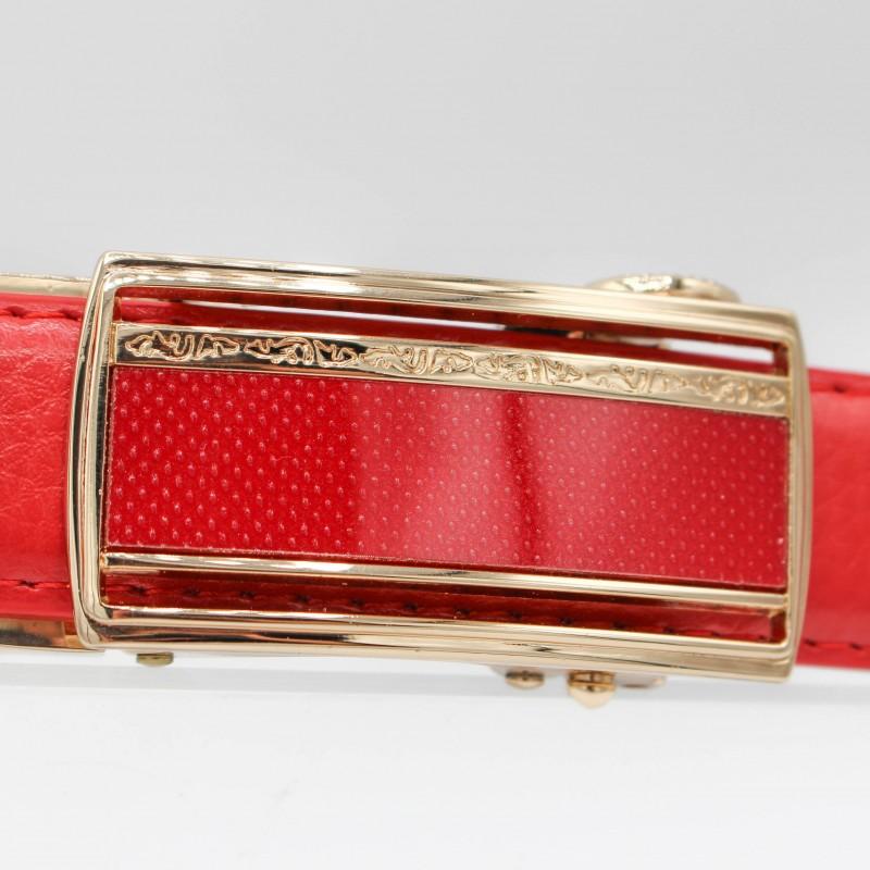 Zerimar Shoes Cinturon De Piel Con Hebilla Automatica Modelo LINES