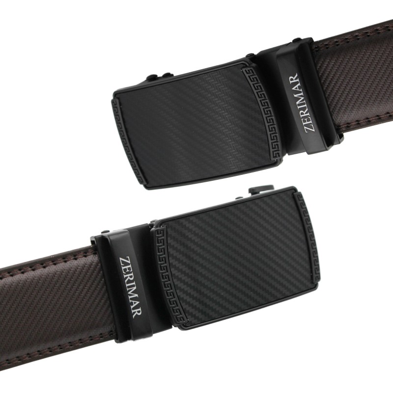 Zerimar Shoes Cinturón De Piel Con Hebilla Automatica Modelo PRECA