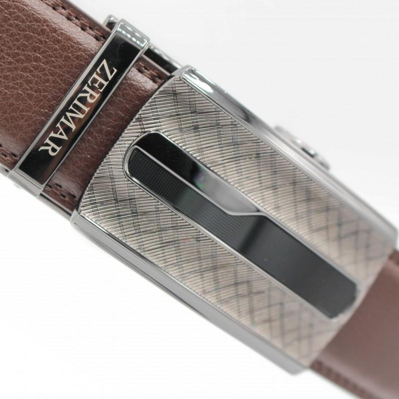 Zerimar Shoes Cinturón De Piel Con Hebilla Automatica Modelo VEDO
