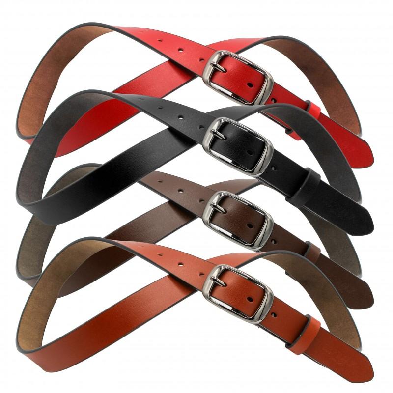 Zerimar Shoes Cinturon De Piel De 27 Mm Modelo COMBA