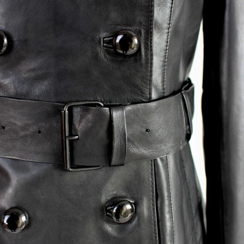 Zerimar Shoes Gabardina Corta Con Botones Modelo MESSHO