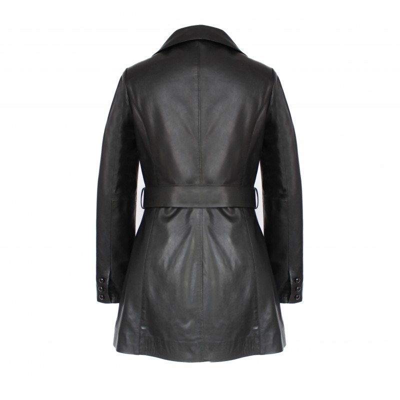 Zerimar Shoes Gabardina Corta Con Botones Modelo MESSHO