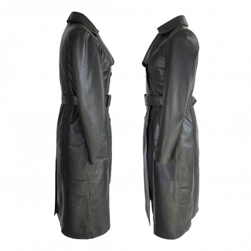 Zerimar Shoes Gabardina Larga Con Botones Modelo MESSNER