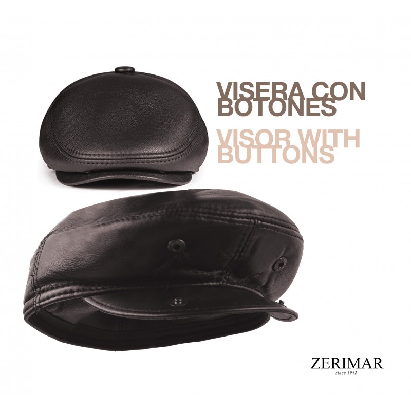 Zerimar Shoes Gorra De Cuero Tipo Boina Estilo Peaky Blinders Gorra Gatsby