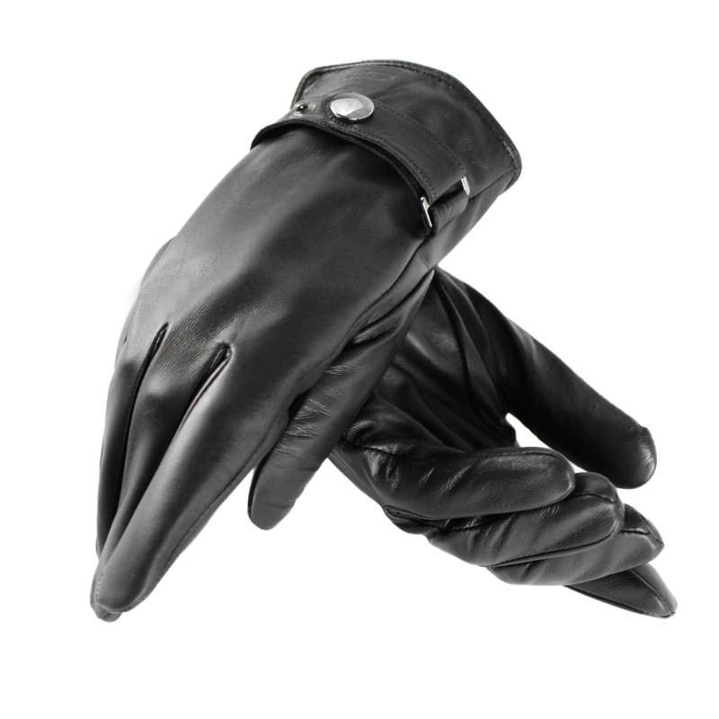 Zerimar Shoes Guantes De Piel Con Clip Ajustable Modelo BIRLE