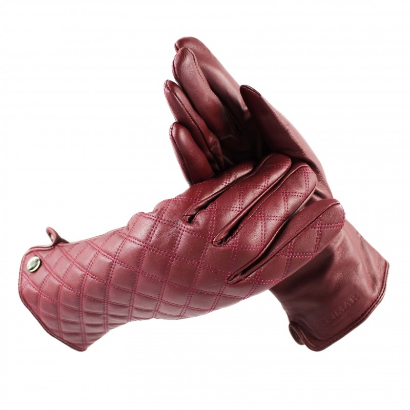 Zerimar Shoes Guantes De Piel Para Mujer Modelo DIOMO