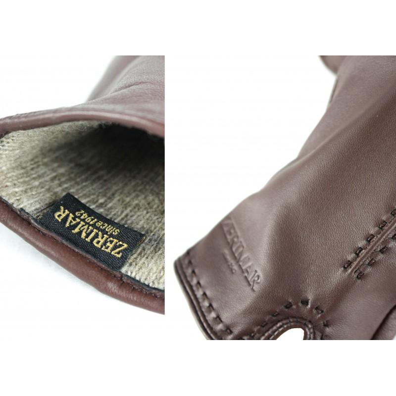 Zerimar Shoes Guantes De Piel Para Mujer Modelo NOSVA