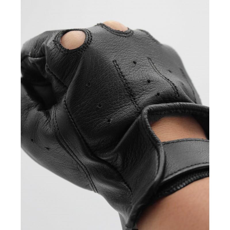 Zerimar Shoes Guantes De Piel Sin Dedos Para Conductores Cortos