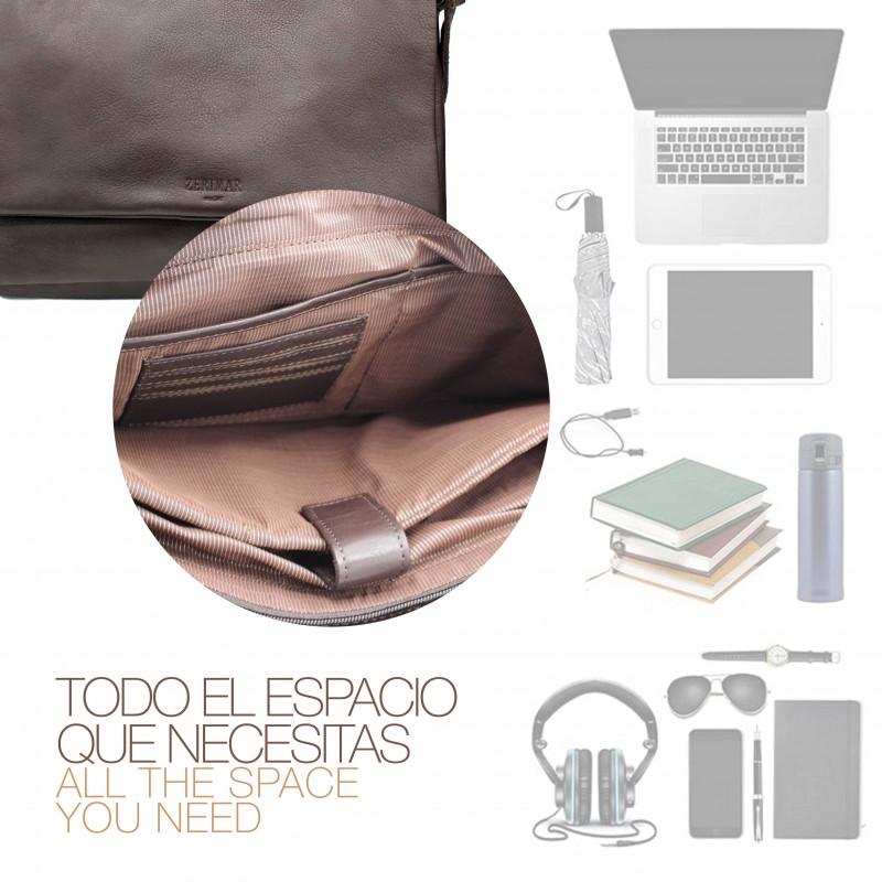 Zerimar Shoes Maletín De Piel Multiespacio 26x36x6 Cm VALS