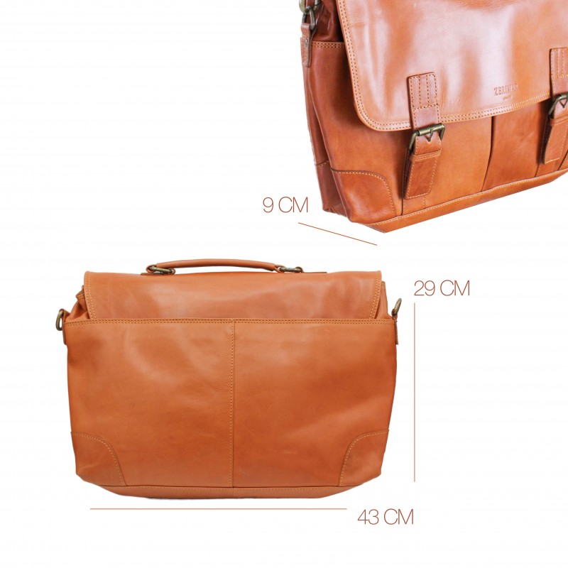 Zerimar Shoes Maletín De Piel Multiespacio 29x43x9 Cm ROBE