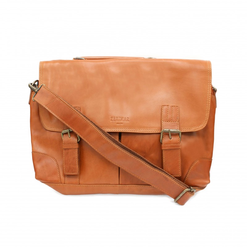 zerimar shoes Maletín de piel multiespacio 29x43x9 cm ROBE