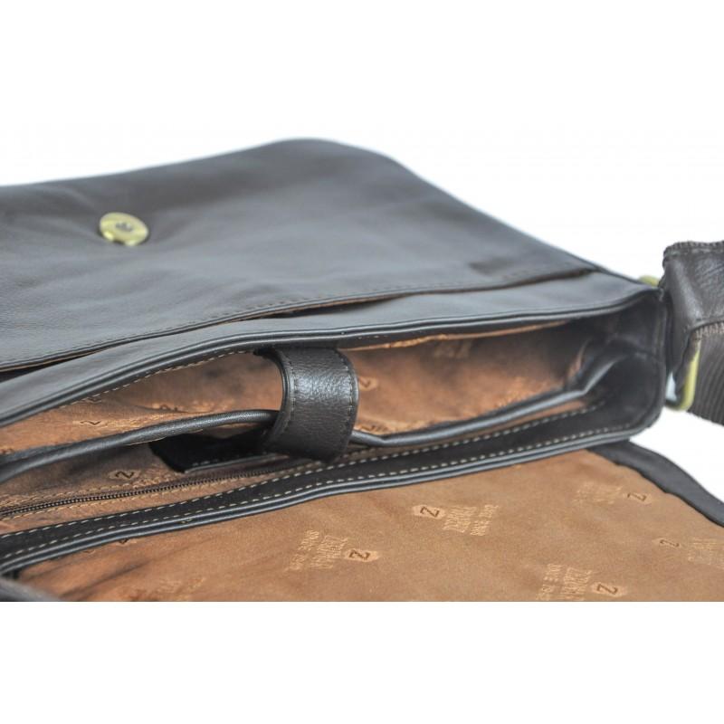 Zerimar Shoes Maletin De Piel Pequeño 22x29x7 Cm Modelo ALFA