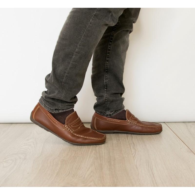 Zerimar Shoes Mocasines Antifaz De Piel En Varios Colores Con Costura