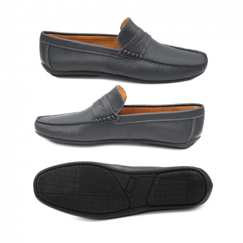 Zerimar Shoes Mocasines Antifaz De Piel Para Hombre - Tallas Grandes