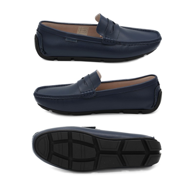 Zerimar Shoes Mocasines De Ante Natural Con Antifaz Modelo BINNY