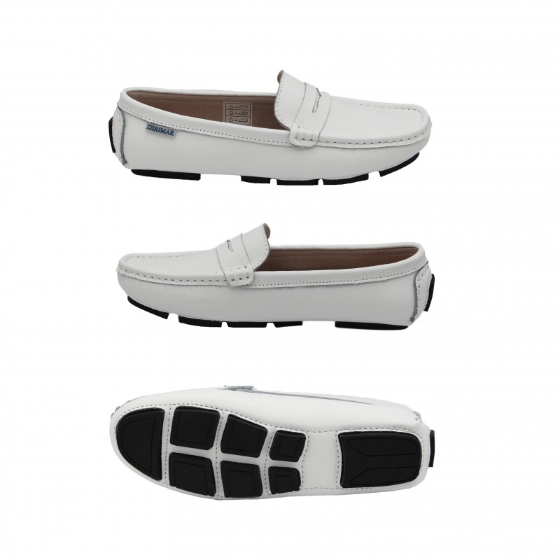 Zerimar Shoes Mocasines De Piel Con Antifaz Modelo ALCAR