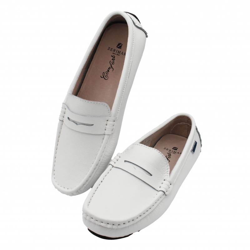 Zerimar Shoes Mocasines De Piel Con Antifaz Modelo ALCAR