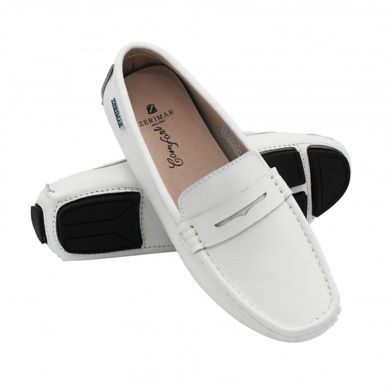 zerimar shoes Mocasines de piel con antifaz modelo ALCAR