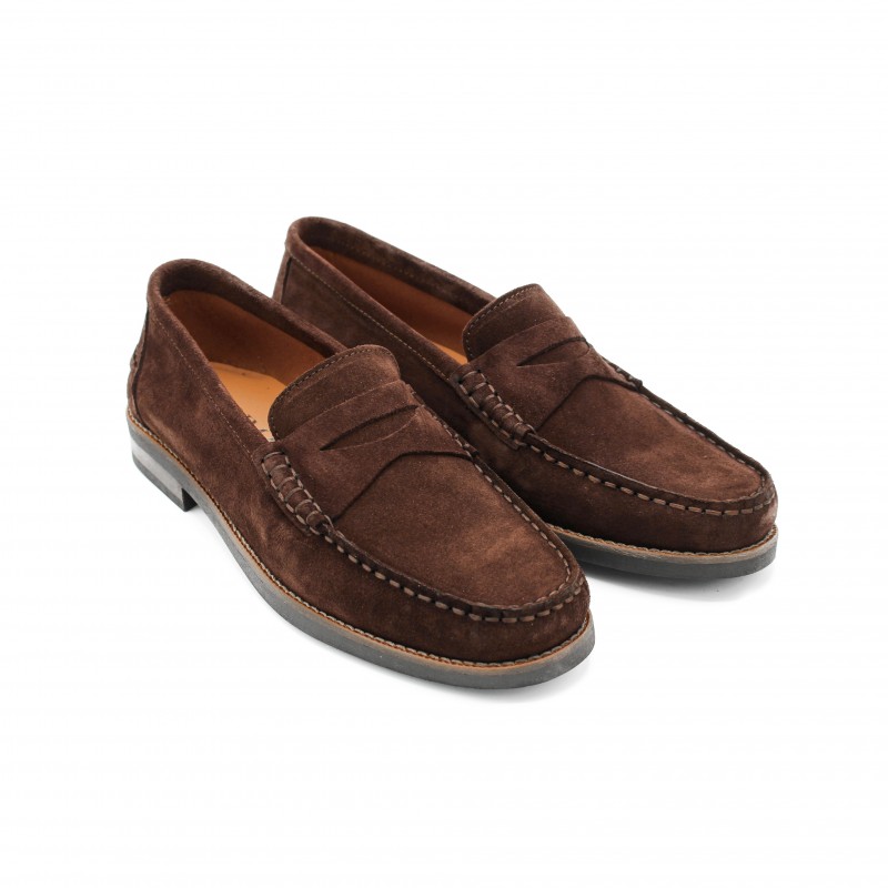 Zerimar Shoes Mocasines De Piel De Serraje Modelo GLAMO