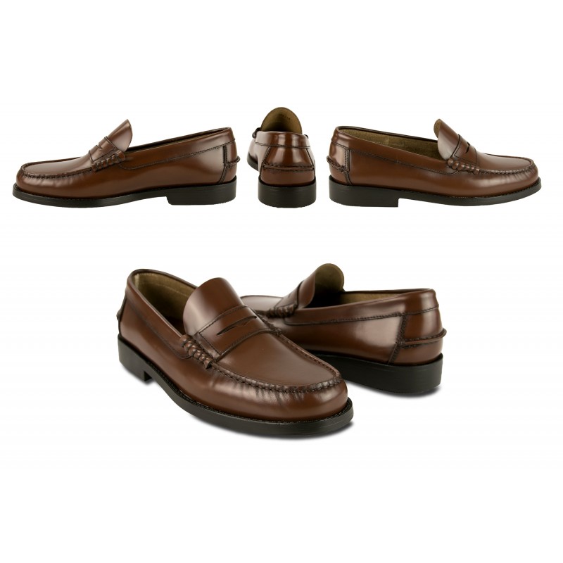 Zerimar Shoes Mocasines Ultraligeros De Hombre Con Antifaz Burdeos