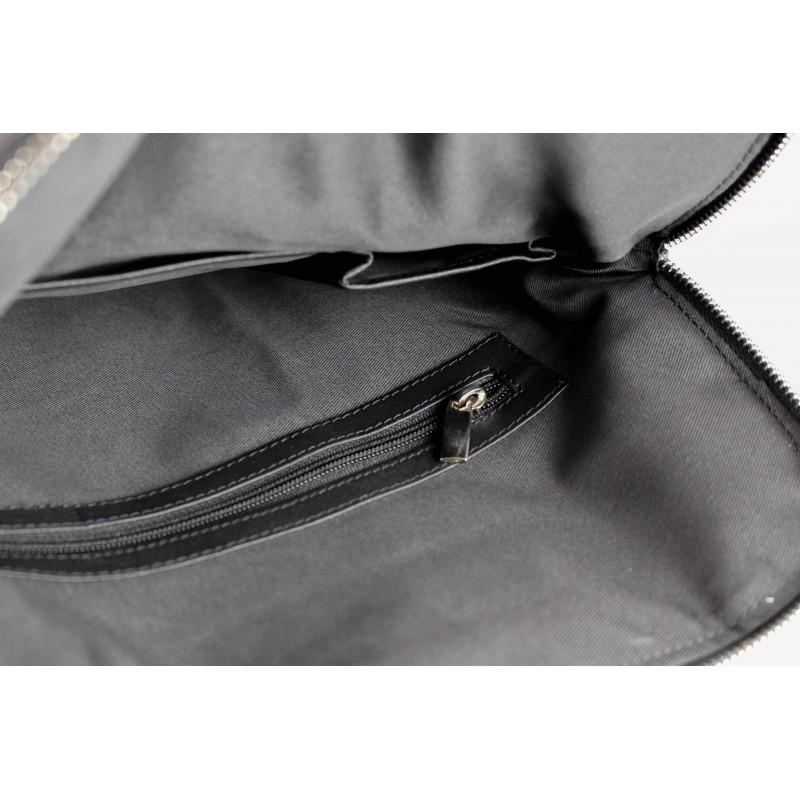 Zerimar Shoes Mochila De Piel Cremallera 30x12x35 Cm