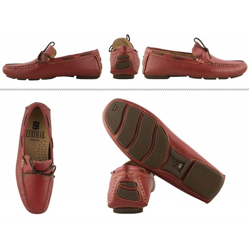 Zerimar Shoes Nauticos De Hombre De Piel Para Verano Tallas Grandes 47 A 50