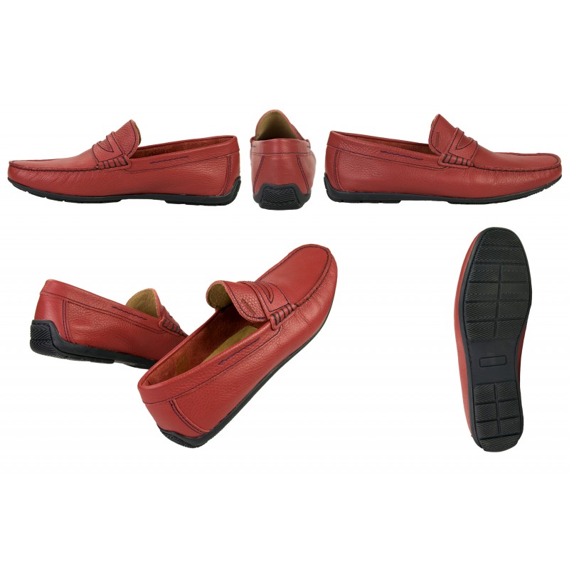 Zerimar Shoes Nauticos De Piel De Verano Color Modelo BOBUE