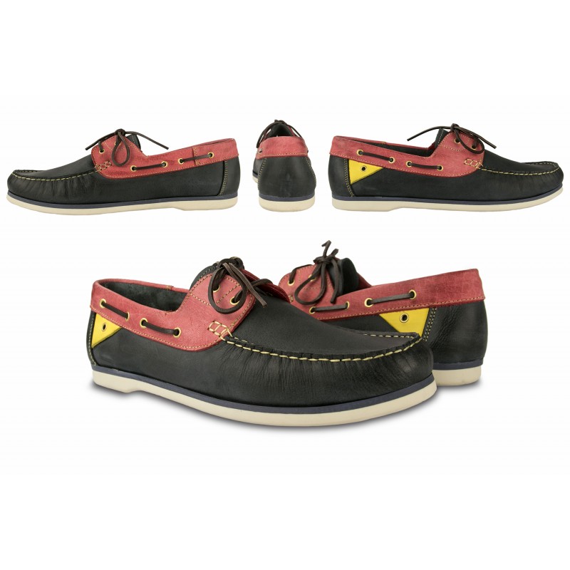 Zerimar Shoes Nauticos De Verano De Piel Para Hombre Tallas Grandes 47 A 50