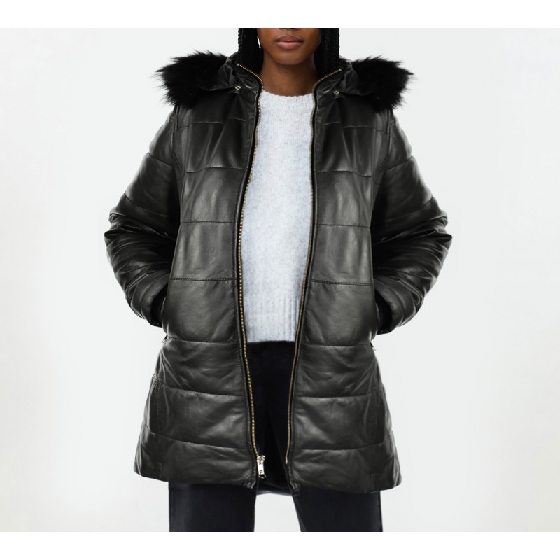 Zerimar Shoes Parka Con Capucha De Zorro Modelo PEPPER