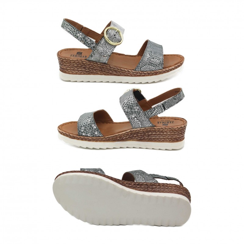 Zerimar Shoes Sandalias Con Hebilla De Piel Modelo SITEA