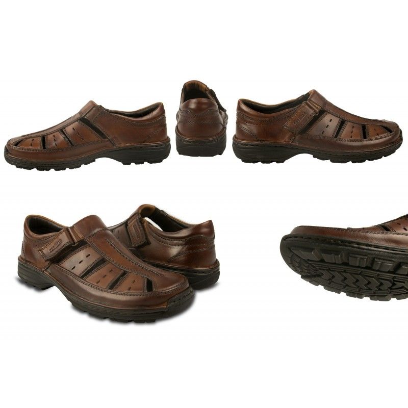 Zerimar Shoes Sandalias De Hombre De Piel De Trekking O Senderismo