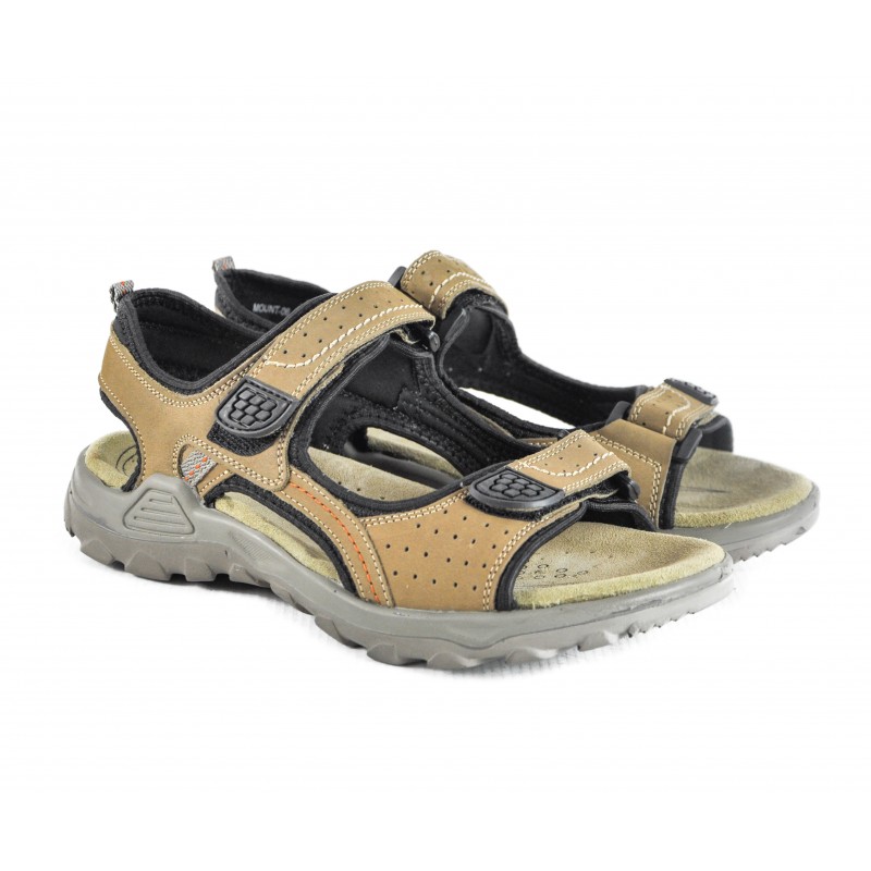 Zerimar Shoes Sandalias De Piel MOUNTAIN Con Cierre De Velcro
