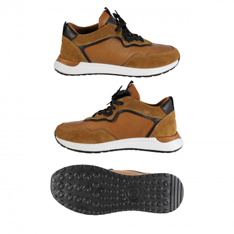 Zerimar Shoes Sneakers De Piel Combinados Modelo ANGALA